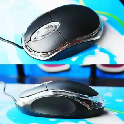 7-color Wired Optical Mouse Usb Portable Mouse Universal 1000dpi Resolution 1.2m Operating Distance